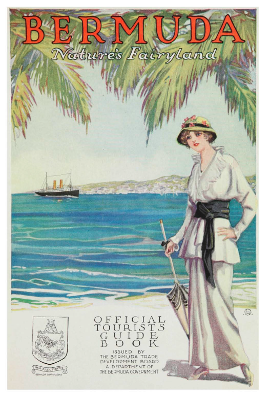 Full colour illustration on page 5 of 'Bermuda, nature’s fairy land : official tourists guide book, 1915-16.'