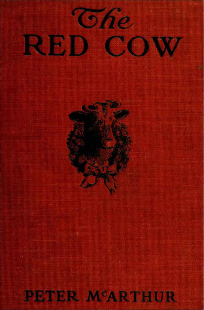 Front cover of "The red cow and her friends"