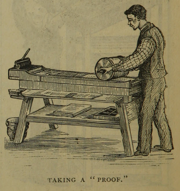 Illustration on page 8 of "The daily newspaper : the history of its production and distribution."