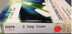 Reserve book on 2 day Reserve loan