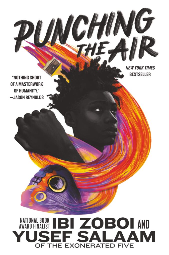 Book cover for Punching the Air by Ibi Zoboi and Yusef Salaam.