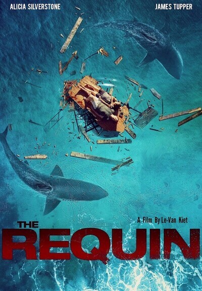 The Requin film poster with Alicia Silverstone and James Tupper.