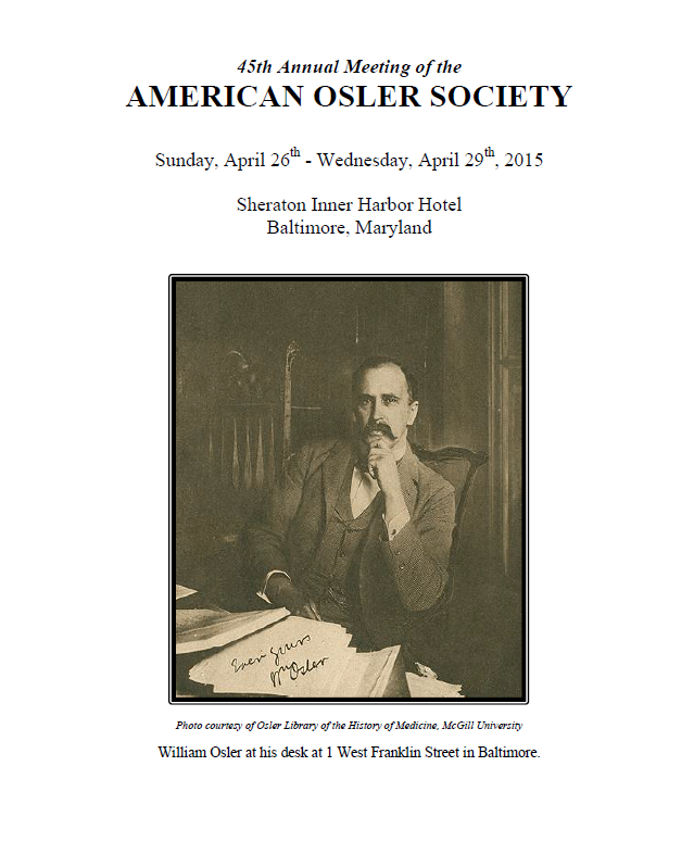 American Osler Society Meeting 