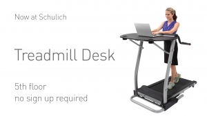 Schulich treadmill desk